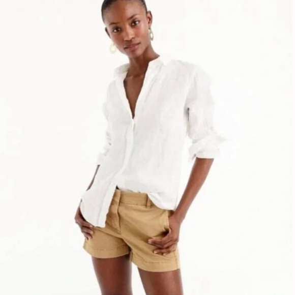 JCREW Slim-fit Baird McNutt Irish linen shirt - Picture 1 of 7